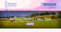 Desktop Screenshot of bluegrassfertilitycenter.com
